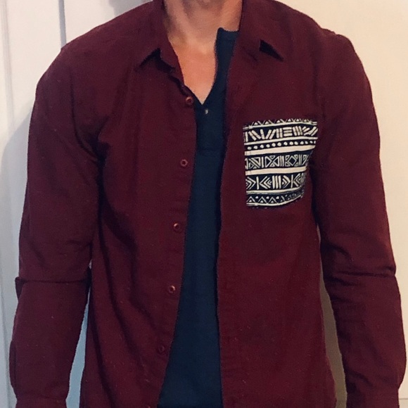 on the byas Other - On the Byas Casual Button Down Shirt